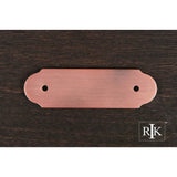 RK International - Smooth Pull Backplate - Distressed Copper