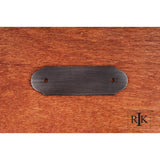 RK International - Smooth Pull Backplate - Distressed Nickel
