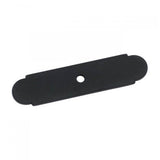 RK International - Small Backplate with One Hole - Black