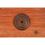 RK International - Plain Single Hole Backplate - Antique English