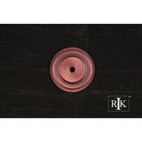 RK International - Plain Single Hole Backplate - Distressed Copper