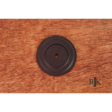 RK International - Plain Single Hole Backplate - Oil Rubbed Bronze