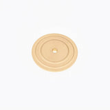 RK International - Plain Single Hole Backplate - Satin Brass