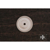RK International - Beaded Single Hole Backplate - Satin Nickel