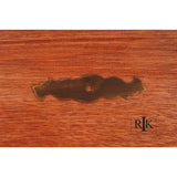 RK International - Curvy Single Hole Backplate - Antique English