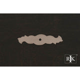 RK International - Curvy Single Hole Backplate - Satin Nickel
