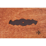 RK International - Curvy Single Hole Backplate - Oil Rubbed Bronze
