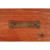 RK International - Bent Rectangle Backplate - Antique English