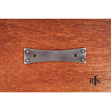 RK International - Bent Rectangle Backplate - Distressed Nickel