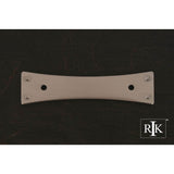RK International - Bent Rectangle Backplate - Satin Nickel