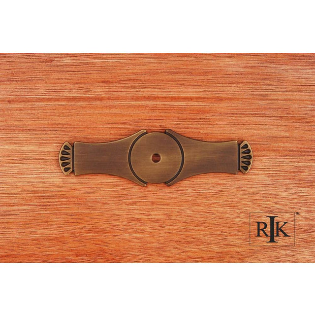 RK International - Curved Gill Ends Backplate - Antique English