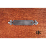 RK International - Backplate with Spade Ends - Distressed Nickel