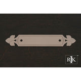 RK International - Backplate with Spade Ends - Satin Nickel