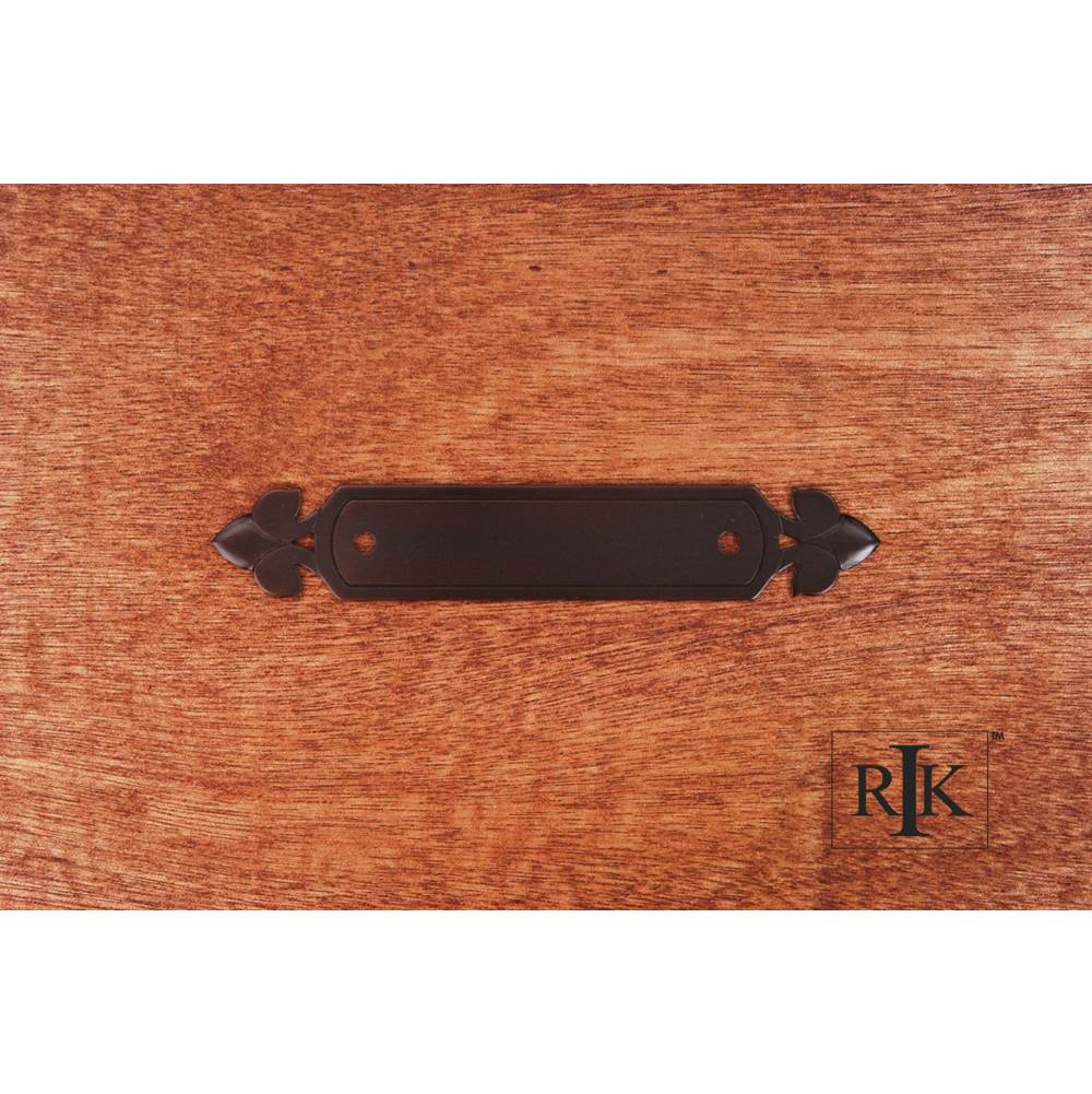 RK International - Backplate with Spade Ends - Oil Rubbed Bronze
