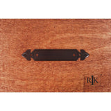 RK International - Backplate with Spade Ends - Oil Rubbed Bronze