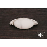 RK International - Elliptical Cup Pull with Dummy Screws - Satin Nickel