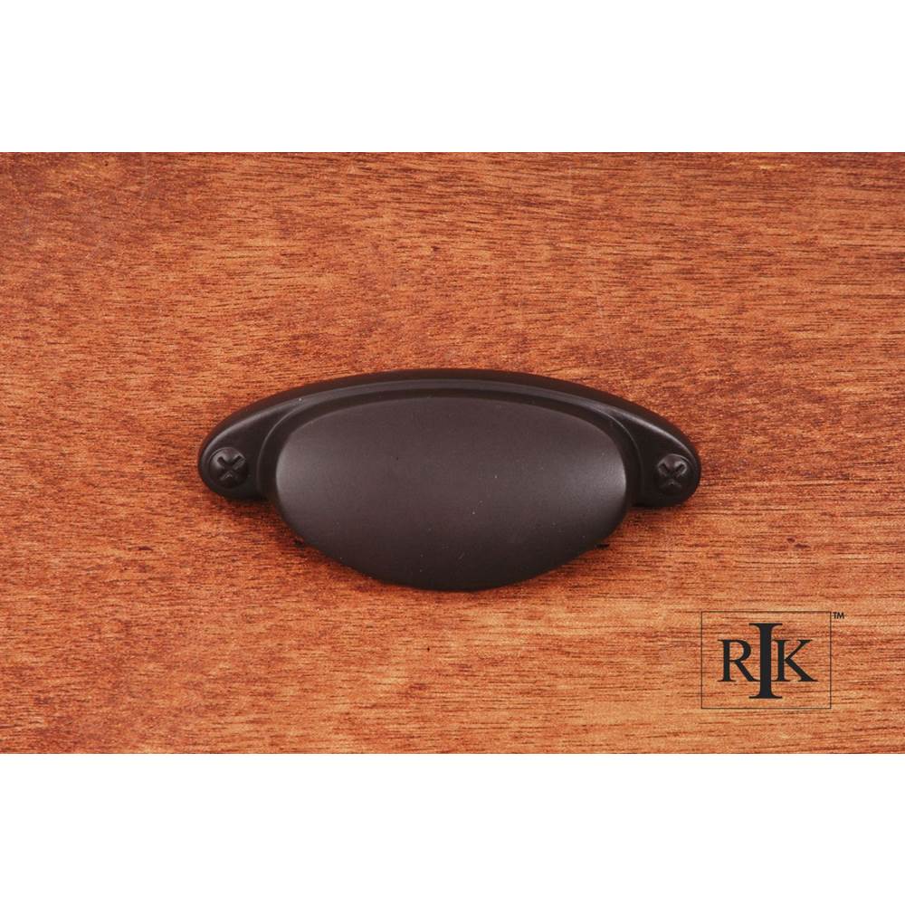 RK International - Elliptical Cup Pull with Dummy Screws - Oil Rubbed Bronze