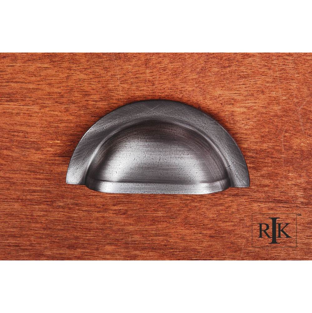 RK International - Smooth Half Circle Cup Pull - Distressed Nickel