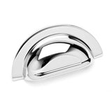 RK International - Smooth Half Circle Cup Pull - Polished Nickel