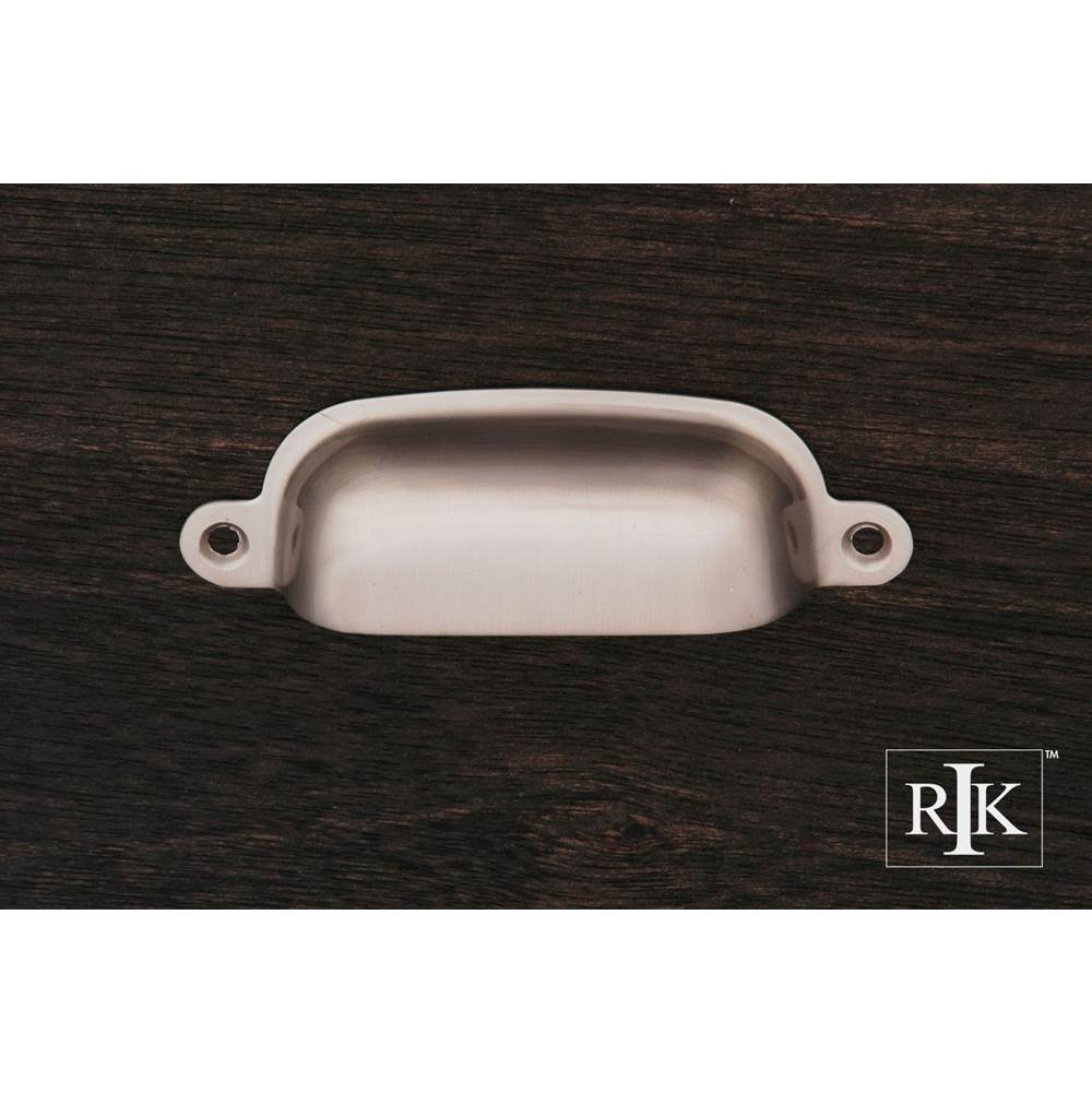RK International - Flat Box Cup Pull - Satin Nickel