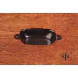 RK International - Flat Box Cup Pull - Oil Rubbed Bronze
