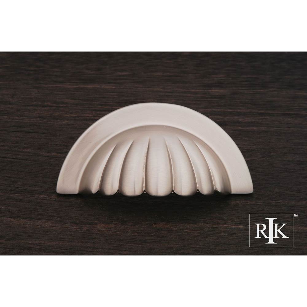 RK International - Heavy Half Melon Cup Pull - Satin Nickel