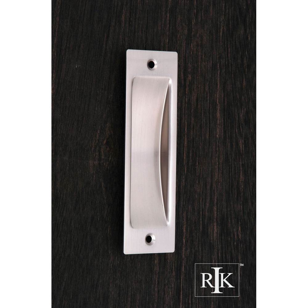 RK International - Thin Rectangle Flush Pull - Satin Nickel