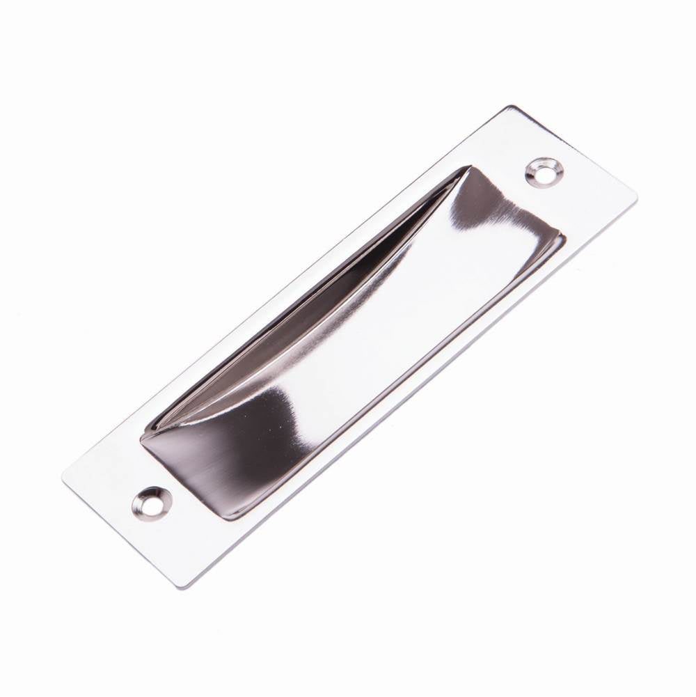 RK International - Thin Rectangle Flush Pull - Polished Nickel