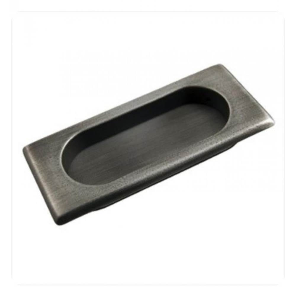 RK International - Thick Rectangle Flush Pull - Distressed Nickel