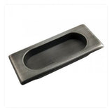 RK International - Thick Rectangle Flush Pull - Distressed Nickel