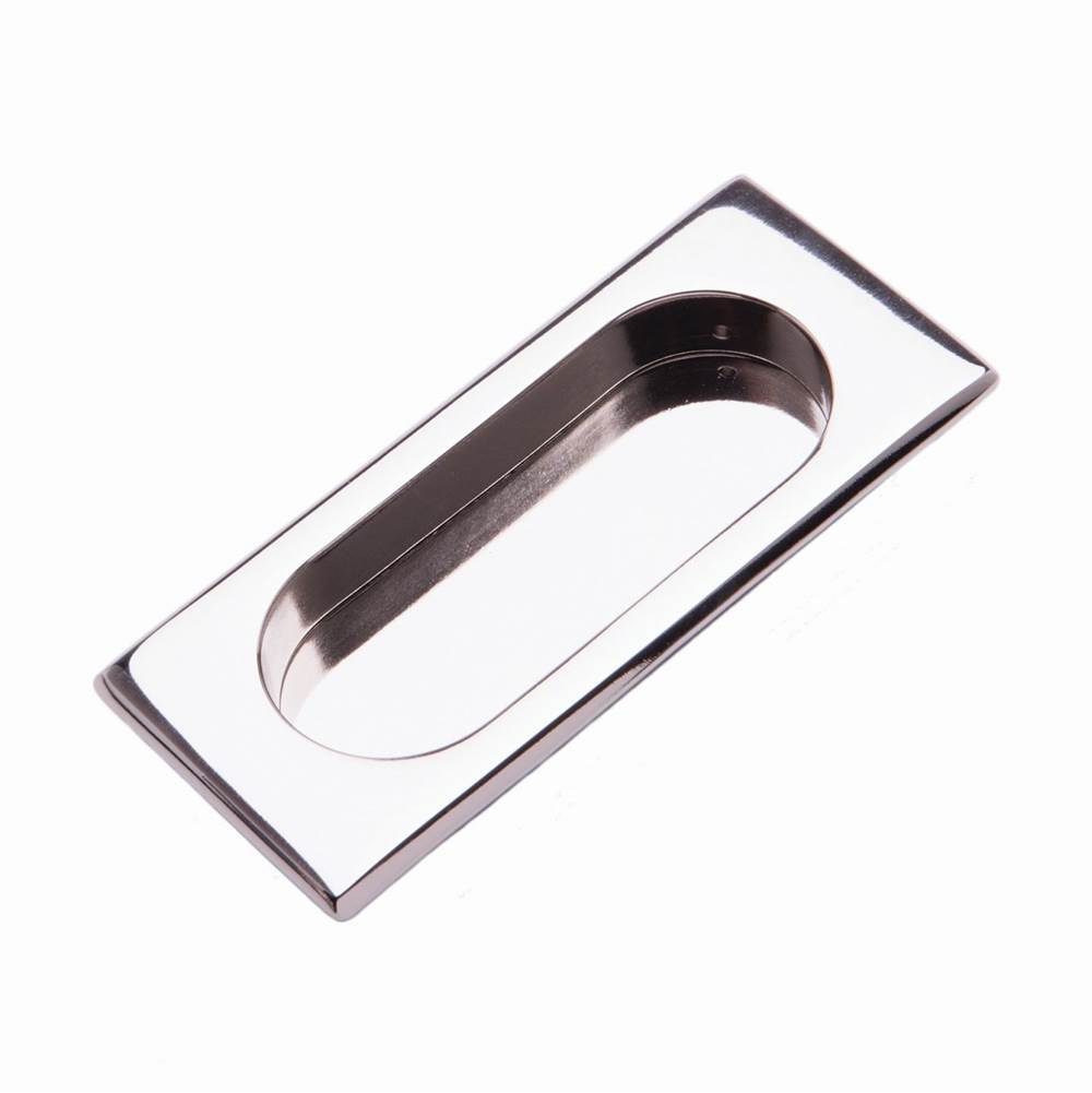 RK International - Thick Rectangle Flush Pull - Polished Nickel