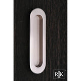 RK International - Thick Oval Flush Pull - Satin Nickel