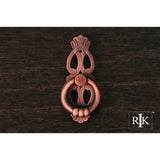 RK International - 1'' Ring with Ornate Plate - Distressed Copper