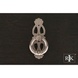 RK International - 1'' Ring with Ornate Plate - Satin Nickel