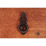 RK International - 1'' Ring with Ornate Plate - Oil Rubbed Bronze