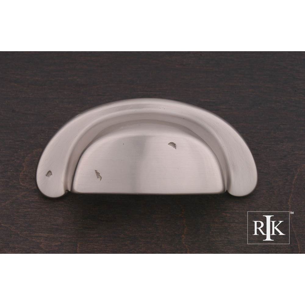 RK International - Distressed Heavy Cup Pull - Satin Nickel