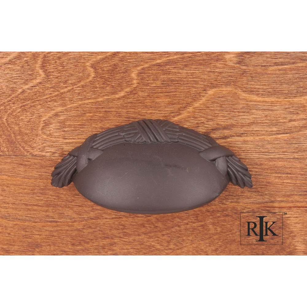 RK International - Lines and Crosses  at  Edge Cup Pull - Oil Rubbed Bronze