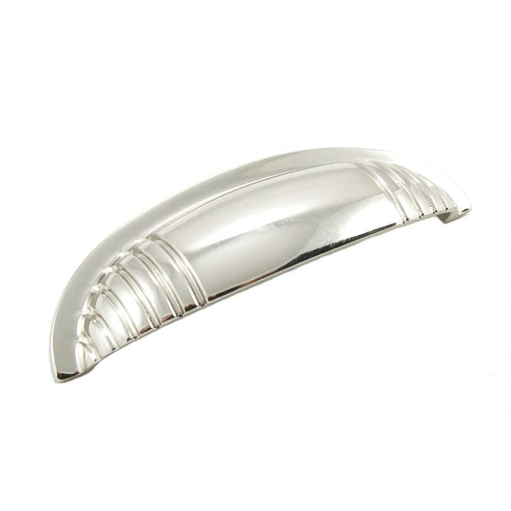 RK International - Ridges  at  Edge Cup Pull - Polished Nickel