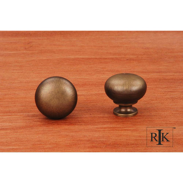 RK International - Globe Mushroom Knob - Antique English