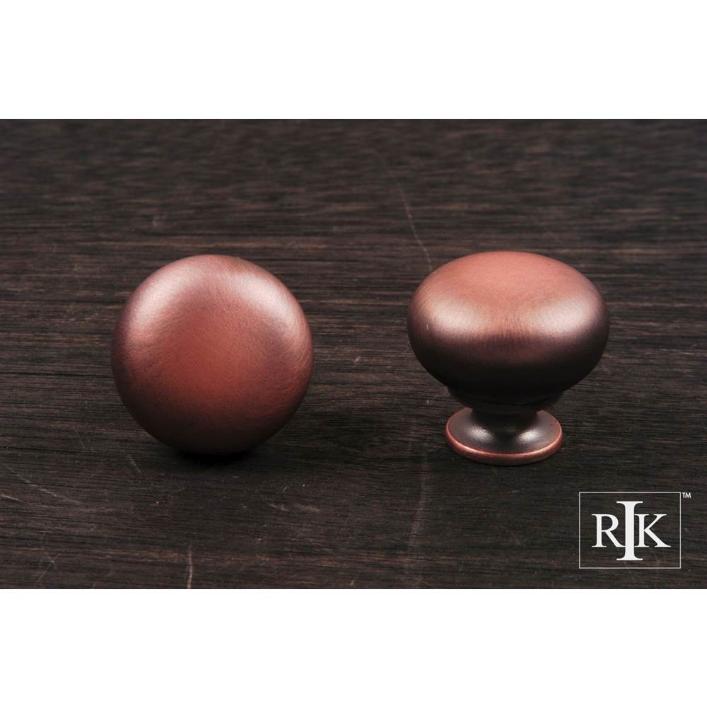 RK International - Globe Mushroom Knob - Distressed Copper