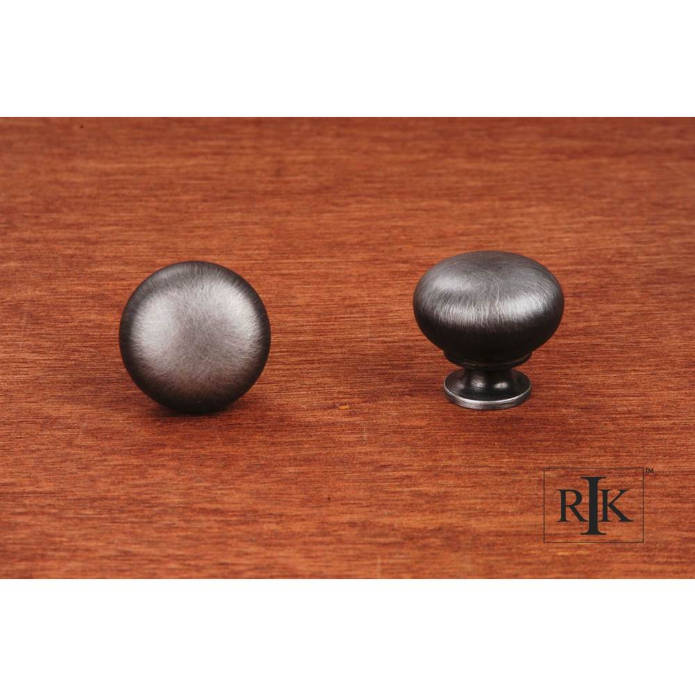 RK International - Globe Mushroom Knob - Distressed Nickel
