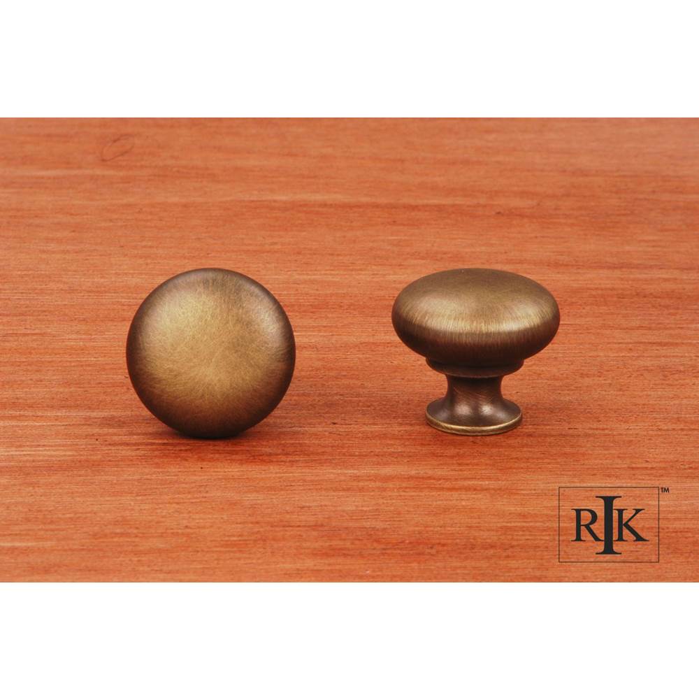 RK International - Thin Mushroom Knob - Antique English