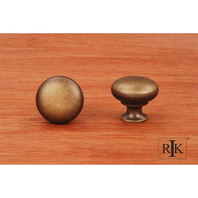 RK International - Thin Mushroom Knob - Antique English