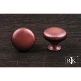 RK International - Thin Mushroom Knob - Distressed Copper