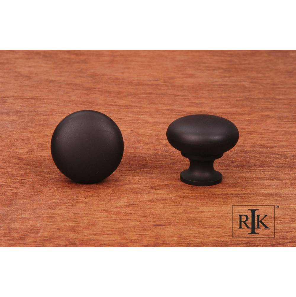 RK International - Thin Mushroom Knob - Oil Rubbed Bronze