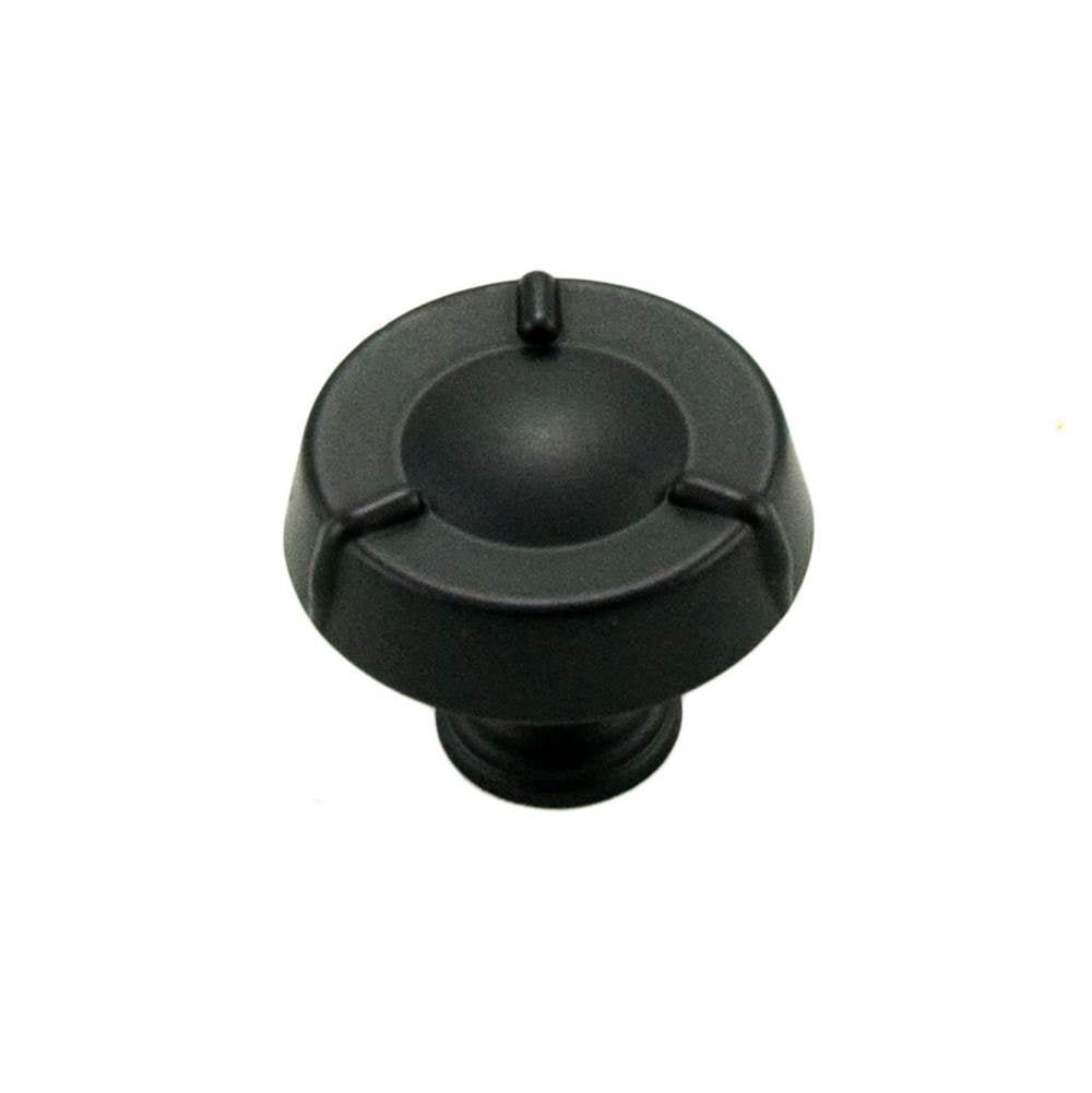 RK International - Large Fullerton Knob - Black