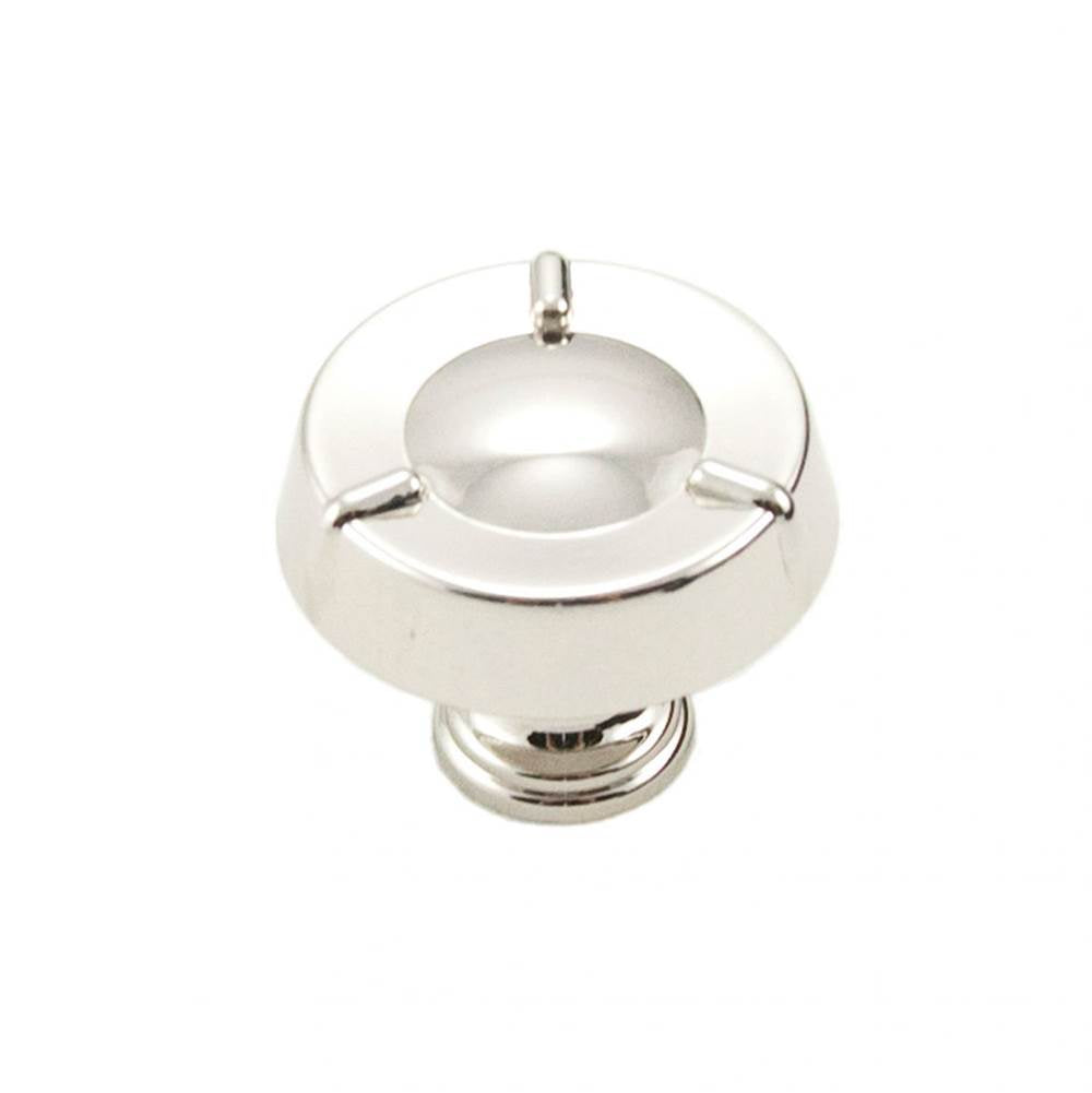 RK International - Large Fullerton Knob - Polished Nickel