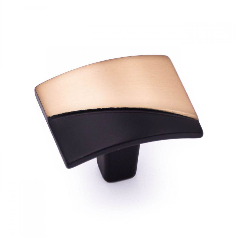 RK International - Trumbull Knob - Satin Bronze,Black