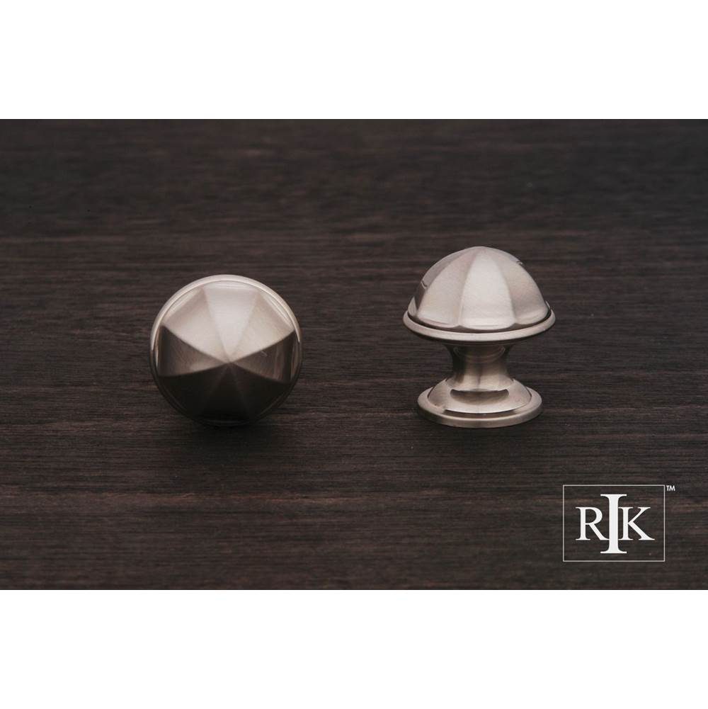 RK International - Contoured Dome Knob - Satin Nickel