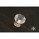 RK International - Acrylic Flower Knob - Satin Nickel